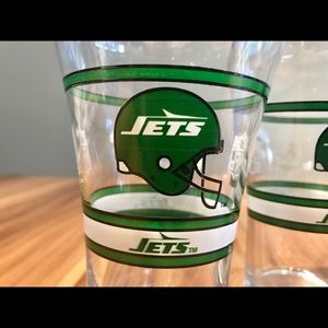 Vintage NEW YORK JETS Beer Glasses (3 Left)